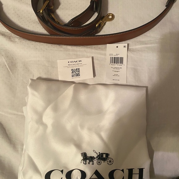 Coach Dakota Bucket Bag in Saddle - Picture 8 of 8